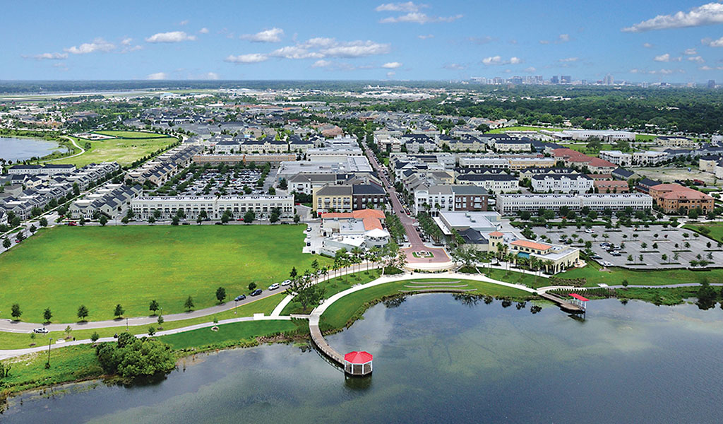 Baldwin Park is a vibrant mixed-use community in Orlando, Florida.