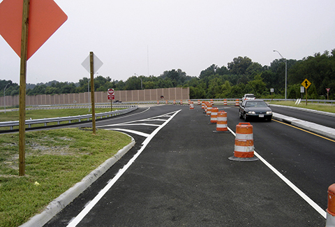 APM Terminal Roadway in Portsmouth, Virginia.