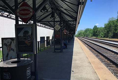 Crystal City Station Platform