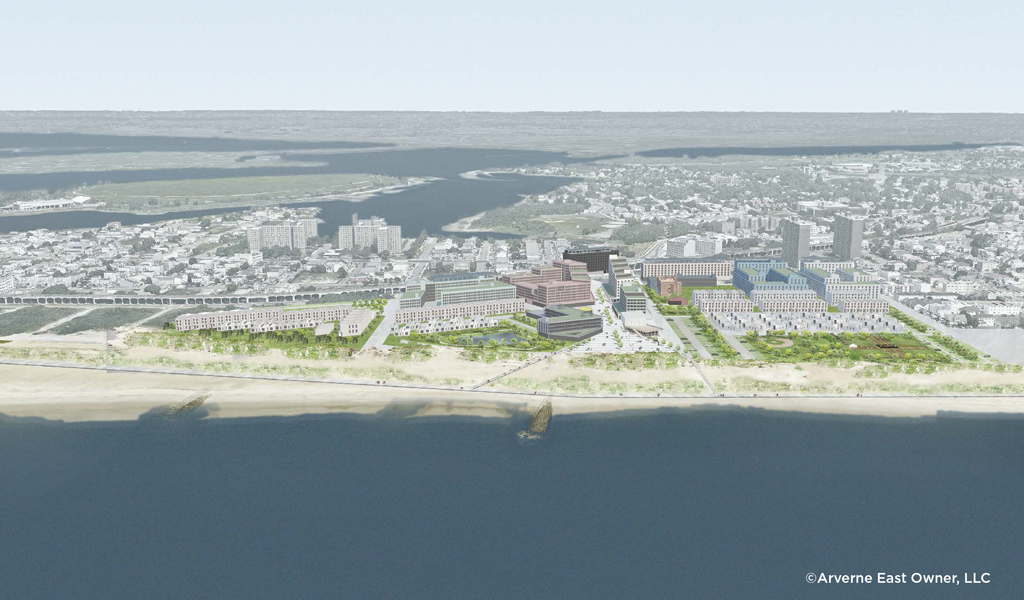 Birds-eye view of the entire Arverne East development that will transform the Rockaways neighborhood 