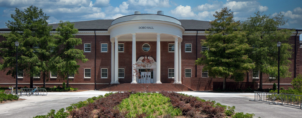 Exterior Shot of Dobo Hall on UNC Wilmington’s Campus